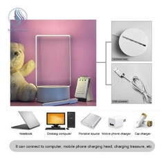 Quadro de mensagens com luz noturna LED, quadro de mensagens com caneta USB Power - La Belle Charme