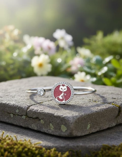 Bracelete Aromaterapia Gato strass - comprar online