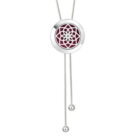 Colar Difusor Corrente Ajustável 2.5 cm Mandala II