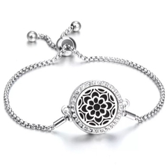 Pulseira Difusora Strass Mandala IV