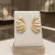 B56- Brinco Outono banhado a ouro18k