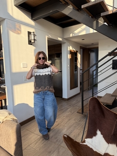 Chaleco Luna Lana de Llama - tienda online