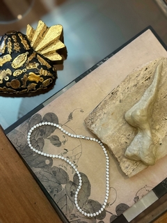Gargantilla Universo en plata y Circonitas