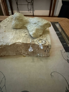Imagen de Aros Gota de Circonita