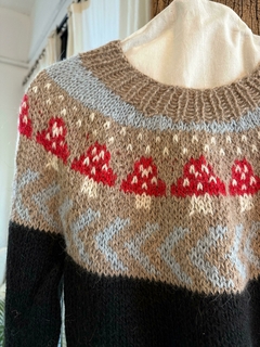 Sweater Filomena Honguitos Combinado en internet