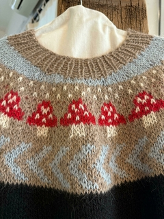 Sweater Filomena Honguitos Combinado - V.