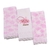 Pano de Boca Babete Fralda 32x32cm Alvinha -Rosa
