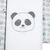 Pano De Boca Compose Bordado Panda - comprar online