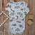 Body Manga Longa Branco Estampa Divertida G