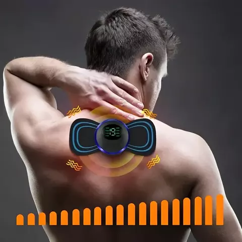 Mini massageador portátil para cervical, EMS
