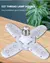 E27 ventilador dobrável 28w lâmpada led ac220v/110v 40 deformação da lâmpad