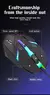 Design ergonômico Gaming Mouse para computador desktop e laptop, USB Backlit Mo - dvmmultimarcas