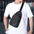 Bolsa masculina de cor sólida saco de peito ao ar livre casual moda pequena moc - dvmmultimarcas