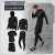 5 pçs/conjunto agasalho masculino academia fitness compressão terno esportivo na internet