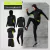 5 pçs/conjunto agasalho masculino academia fitness compressão terno esportivo - loja online