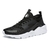 Sapatos de lâmina de malha masculino com cadarço almofadado sapatos casuais su - loja online