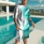 Conjunto de camisetas de moda de verão para homens grandes impressos em 3D simp - comprar online