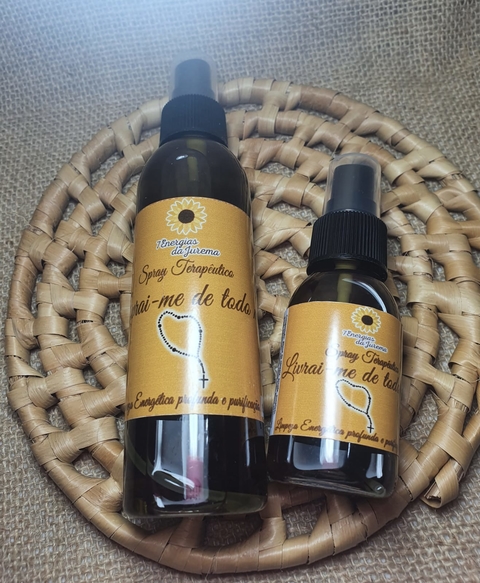 Spray Terapêutico Livrai-me de todo mal com ervas, óleos essenciais e cristais - comprar online