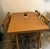 CONJUNTO DE MESA TORNEADA 1,20x0,80