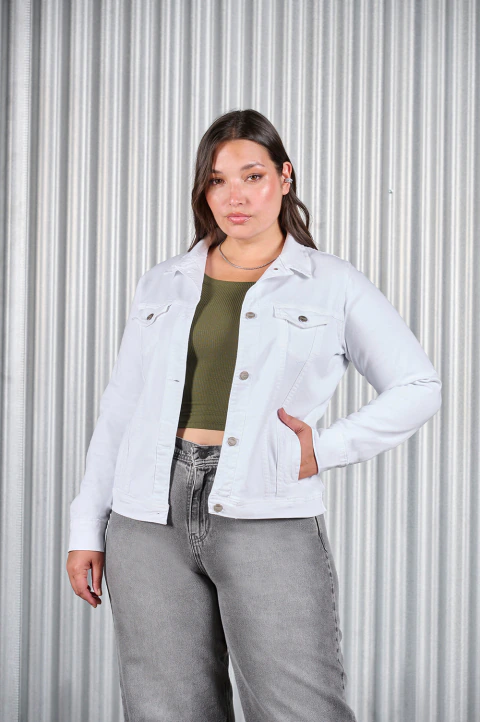CAMPERA BLANCA 749 - CENITHO - 46 AL 54 TM