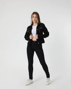 CAMPERA NEGRO MANCHESTER TACHAS - Vollmond