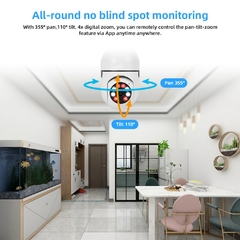 5MP E27 Lâmpada IP WiFi Câmera Câmera de Vigilância de Vídeo Interna Prote? - loja online