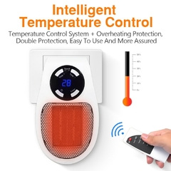 Aquecedor Portátil Aquecedor Elétrico Plug-in Aquecedor de Sala Eletrodomésti - comprar online