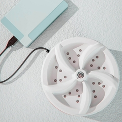 Imagem do Mini lavadora Turbo portátil com alimentação USB Máquina de lavar para meias
