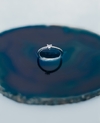 ANEL SOLITÁRIO COM ZIRCÔNIA CORAÇÃO - 3.5MM