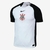 Camisa do Corinthians Home 25/26 nas cores branco e preto com logo do clube e símbolo da Nike