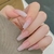 24 peças de Unhas postiças de bailarina de strass borboleta destacáveis ??usáveis ??longo caixão falso