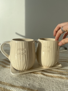 Combo III 2 tazas amor con plato en internet