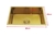 Set de elegante fregadero dorado en internet