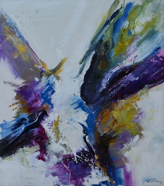 Abstrato Violeta 80x70 na internet