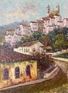 Casarios na Ladeira em Ouro Preto 30x40