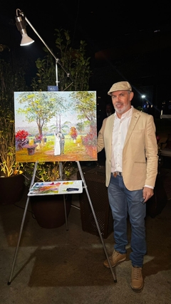 Casamento - Pintura dos noivos ao vivo - comprar online