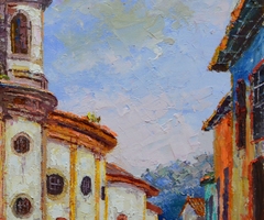 Igreja N.Sra. do Rosário dos Homens Pretos Ouro Preto 30x40 - loja online