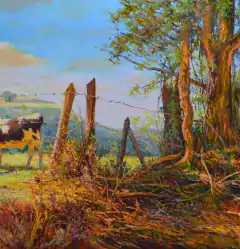 O Leiteiro 60x140 - Artista Cido Oliveira