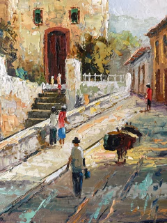 Imagem do Casario igreja em Ouro Preto 50x60
