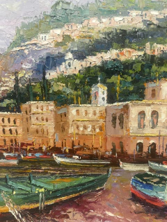 Costa Amalfitana 01 30x40 - Artista Cido Oliveira
