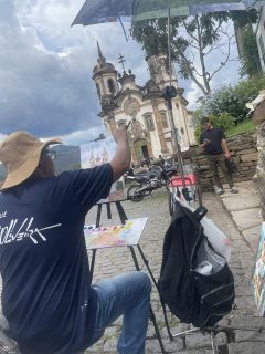 Igreja São Francisco de Assis Ouro Preto 40x30 - loja online