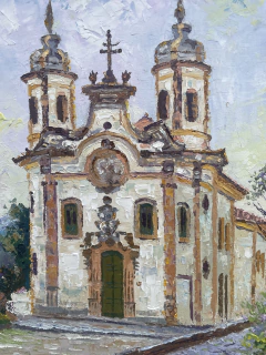 Igreja São Francisco de Assis Ouro Preto 40x30 - loja online