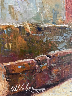 Rua do Pilar Ouro Preto 50x60 - Artista Cido Oliveira