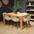 SILLON POLO X6 + MESA NÚVOLA 160 X 90 - JCL sillas y mesas 
