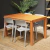 SILLAS LUNA X4 + MESA FIONA 130 X 80 - comprar online