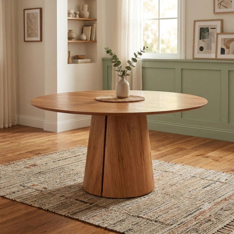 Mesa de comedor Totem Redonda d. 140 cm Paraíso