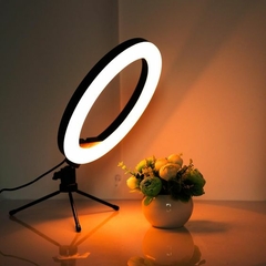 Ring Light 6 Polegadas Iluminador Portátil 16cm Make Selfie