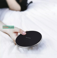 Carregador rápido sem fio ultrafino almofada de metal 10W carregador rápido se - comprar online