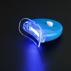 1PC luz de clareamento de dentes mini luz azul dentes clareamento de dentes lase