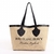 BOLSA BURBERRY TOTE GRAPHIC PRINT JUTE